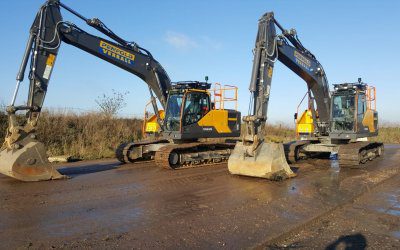 Welcoming two new Volvo EC220’s!